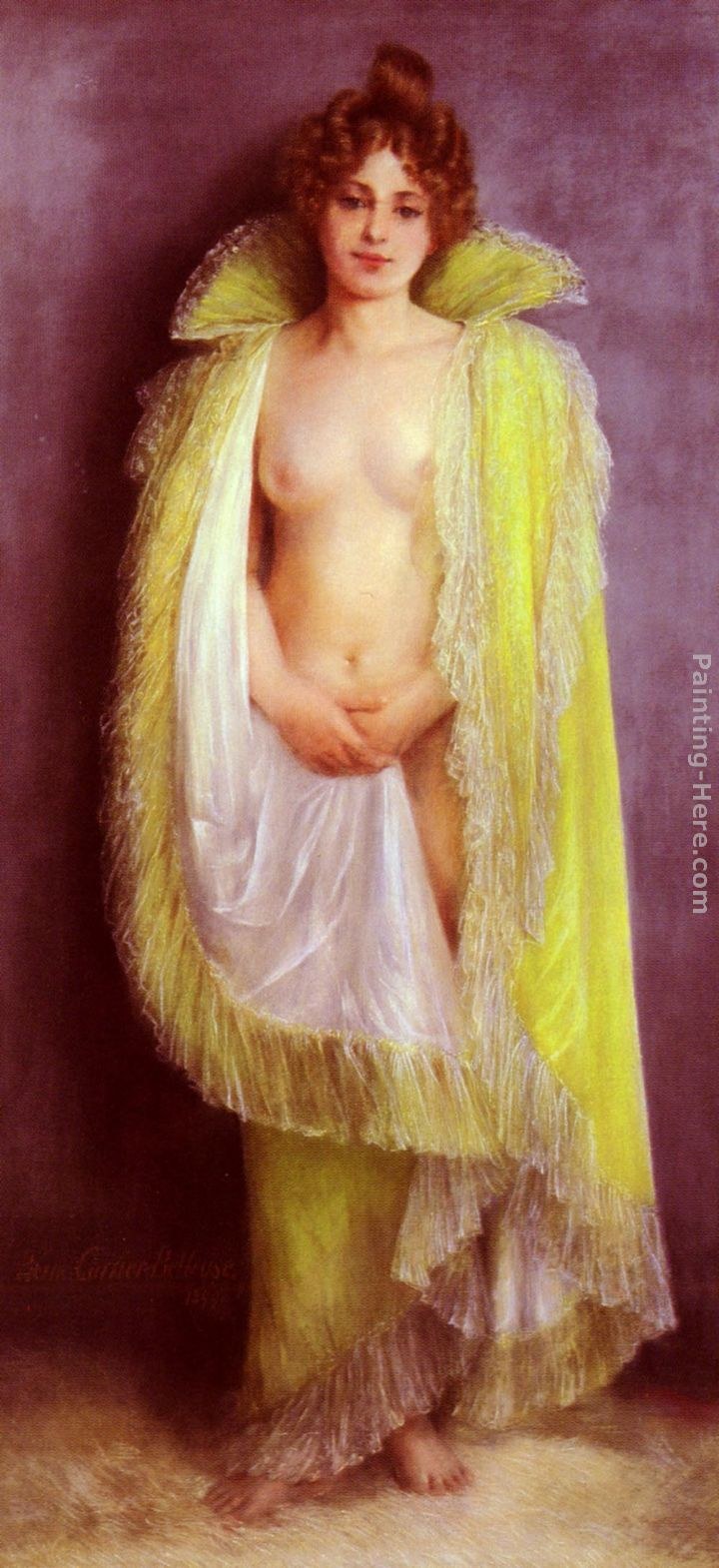 Pierre Carrier-Belleuse Femme En Deshabillee Verte